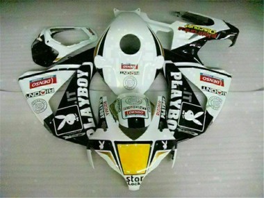 Großhandel CBR 1000 RR 2008-2011 Motorrad Verkleidung - Weiß Schwarz Playboy