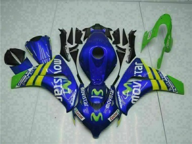 Großhandel CBR 1000 RR 2008-2011 Motorrad Verkleidungen - Grün Blau