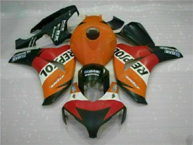 Großhandel CBR 1000 RR 2008-2011 Motorrad Verkleidungen Komplett Sets - Orange Repsol