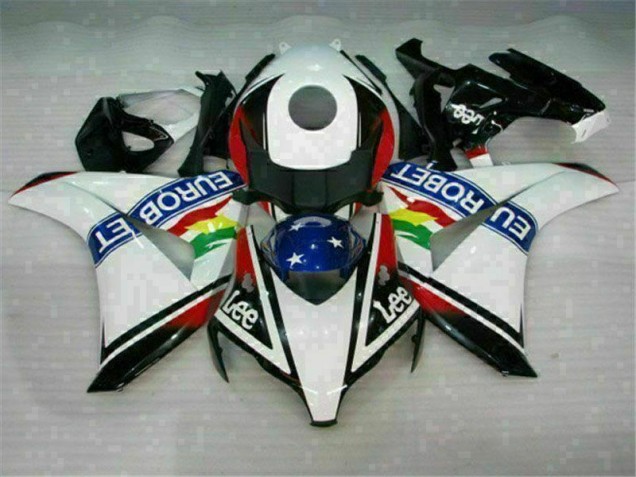 Großhandel CBR 1000 RR 2008-2011 Motorrad Verkleidungen - Weiß Blau Rot Eurobet Lee Großhandel CBR 1000 RR 2008-2011 Motorrad Verkleidungen - Weiß Blau Rot Eurobet Lee