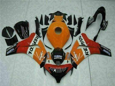 Großhandel CBR 1000 RR 2008-2011 Motorrad VollVerkleidungen & Plastik - Orange Repsol