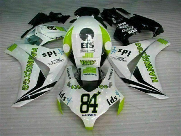 Großhandel CBR 1000 RR 2008-2011 Motorrad Verkleidungen - Weiß Grün Hannspree 84 Großhandel CBR 1000 RR 2008-2011 Motorrad Verkleidungen - Weiß Grün Hannspree 84