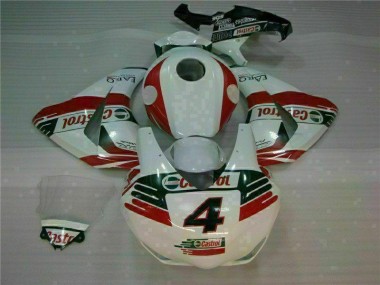 Großhandel CBR 1000 RR 2008-2011 Motorrad Verkleidungen - Weiß Castrol 4