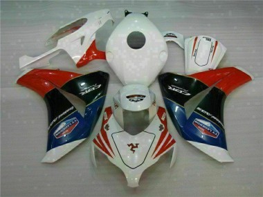 Großhandel CBR 1000 RR 2008-2011 Motorrad Verkleidungen & Plastik - Rot Weiß