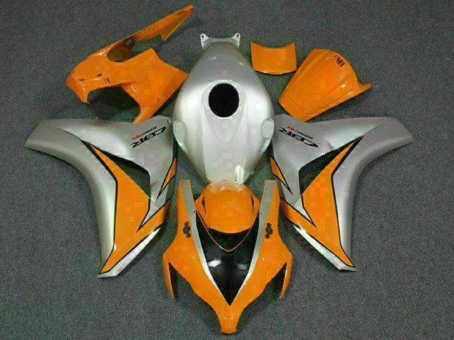 Großhandel CBR 1000 RR 2008-2011 Motorrad Vollverkleidung - Orange Silber