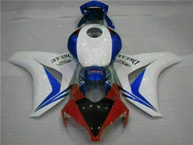 Großhandel CBR 1000 RR 2008-2011 Motorrad Verkleidung - Weiß Blau