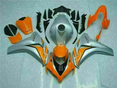Großhandel CBR 1000 RR 2008-2011 Motorrad Verkleidungen - Orange Silber