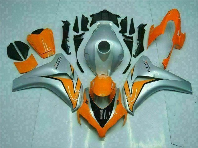 Großhandel CBR 1000 RR 2008-2011 Motorrad Verkleidungen - Orange Silber Großhandel CBR 1000 RR 2008-2011 Motorrad Verkleidungen - Orange Silber