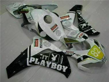 Großhandel CBR 1000 RR 2008-2011 Motorrad Verkleidungen - Weiß Schwarz Playboy