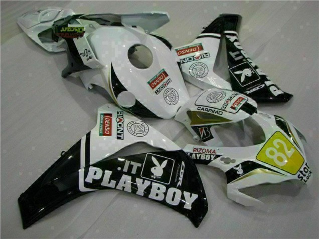 Großhandel CBR 1000 RR 2008-2011 Motorrad Verkleidungen - Weiß Schwarz Playboy Großhandel CBR 1000 RR 2008-2011 Motorrad Verkleidungen - Weiß Schwarz Playboy