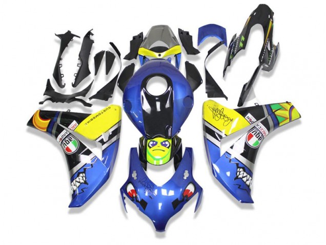Großhandel CBR 1000 RR 2008-2011 Motorrad Verkleidungen - Blau Hai Großhandel CBR 1000 RR 2008-2011 Motorrad Verkleidungen - Blau Hai