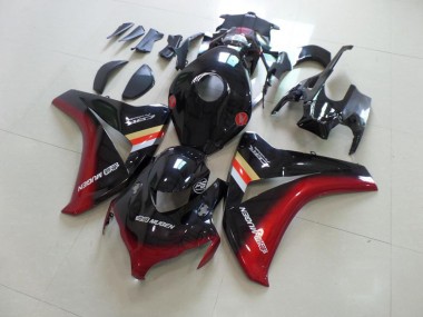 Großhandel CBR 1000 RR 2008-2011 Motorrad Verkleidungen - Schwarz Rot Mugen