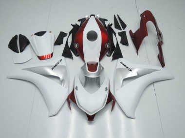 Großhandel CBR 1000 RR 2008-2011 Motorrad Verkleidungen - Candy Rot Weiß und Silber