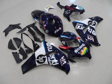 Großhandel CBR 1000 RR 2008-2011 Motorrad Verkleidungen - Dunkel blau HP