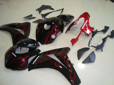 Großhandel CBR 1000 RR 2008-2011 Motorrad Verkleidungen - Rot Flamme Rennen