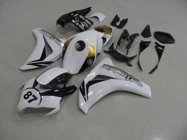 Großhandel CBR 1000 RR 2008-2011 Motorrad Verkleidungen - Weiß Und Schwarz 87