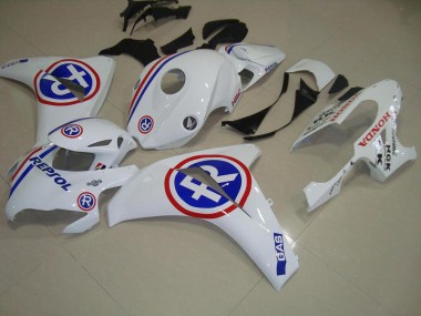 Großhandel CBR 1000 RR 2008-2011 Motorrad Verkleidungen - Weiß Repsol