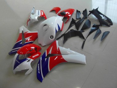 Großhandel CBR 1000 RR 2008-2011 Motorrad Verkleidungen - Rot Weiß Blau Motul