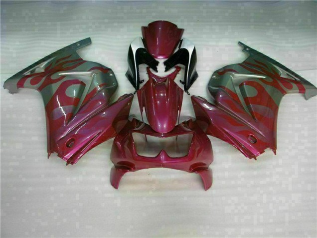 Großhandel EX250 2008-2012 Motorrad Verkleidungen - Lila Rot Großhandel EX250 2008-2012 Motorrad Verkleidungen - Lila Rot