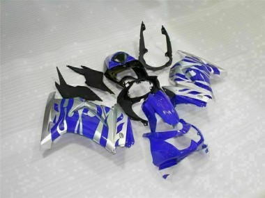 Großhandel EX250 2008-2012 Motorrad Verkleidungen - Schwarz Blau