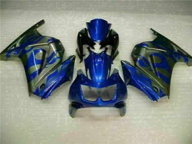 Großhandel EX250 2008-2012 Motorrad Verkleidungen - Blau