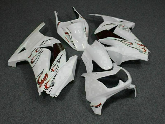 Großhandel EX250 2008-2012 Motorrad Verkleidungen - Weiß Rot Großhandel EX250 2008-2012 Motorrad Verkleidungen - Weiß Rot