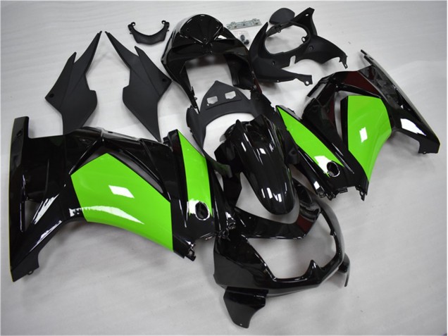 Großhandel EX250 2008-2012 Motorrad Verkleidungen - Schwarz Grün Großhandel EX250 2008-2012 Motorrad Verkleidungen - Schwarz Grün
