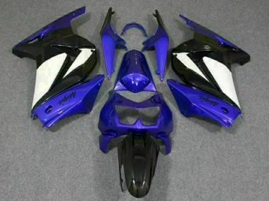 Großhandel EX250 2008-2012 Motorrad Verkleidungen - Blau Weiß Schwarz Ninja