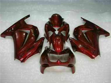 Großhandel EX250 2008-2012 Motorrad Verkleidungen - Rot Ninja