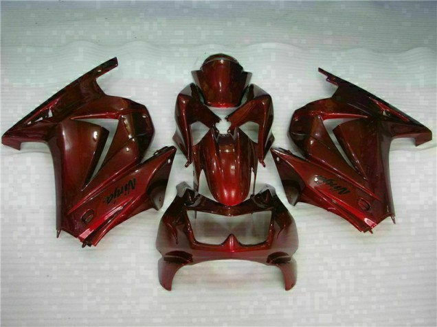 Großhandel EX250 2008-2012 Motorrad Verkleidungen - Rot Ninja