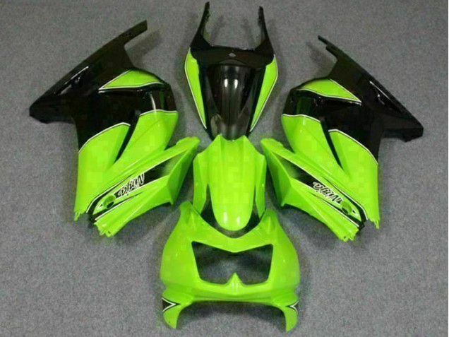 Großhandel EX250 2008-2012 Motorrad Verkleidungen & Plastik - Grün Schwarzer Ninja