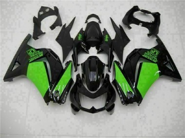 Großhandel EX250 2008-2012 Motorrad Verkleidungen - Schwarzer Grün Ninja