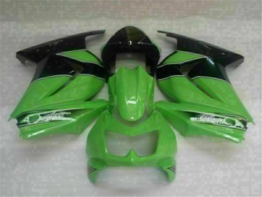 Großhandel EX250 2008-2012 Motorrad Verkleidung - Grün Schwarz