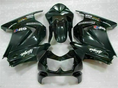 Großhandel EX250 2008-2012 Motorrad Verkleidungen Komplett Sets - Schwarz
