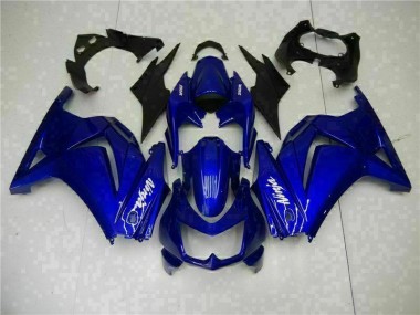 Großhandel EX250 2008-2012 Motorrad Verkleidung - Blau Schwarz Weiß Ninja