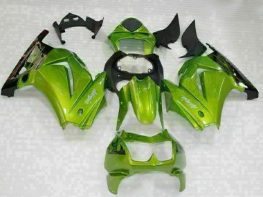 Großhandel EX250 2008-2012 Motorrad Verkleidungen & Plastik - Grün Schwarz