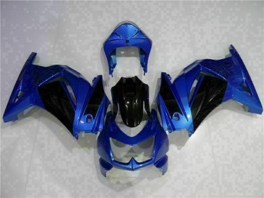 Großhandel EX250 2008-2012 Motorrad Verkleidungen - Blau Schwarz