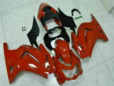 Großhandel EX250 2008-2012 Motorrad Verkleidungen - Rot Schwarz Ninja