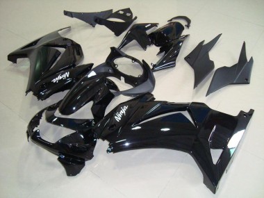 Großhandel ZX 250R 2008-2012 Motorrad Verkleidungen - Glänzend Schwarz
