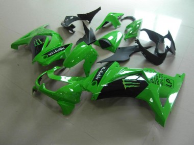 Großhandel ZX 250R 2008-2012 Motorrad Verkleidungen - Neues Grünes Monster