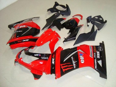 Großhandel ZX 250R 2008-2012 Motorrad Verkleidungen - Rot Monster