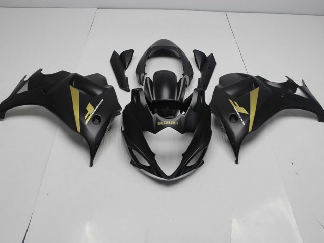 Großhandel GSXF 650 2008-2013 Motorrad Verkleidungen - Schwarz Gold Großhandel GSXF 650 2008-2013 Motorrad Verkleidungen - Schwarz Gold
