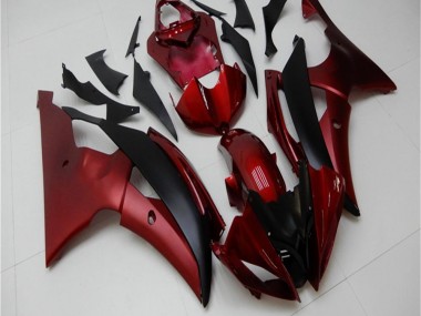 Großhandel R6 2008-2016 Motorrad Verkleidungen - Rot Schwarz