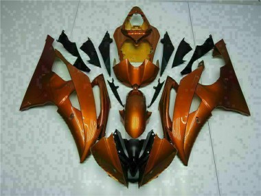 Großhandel R6 2008-2016 Motorrad Verkleidungen - Orange
