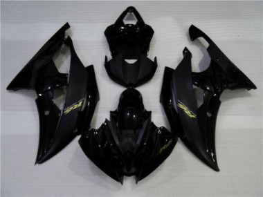 Großhandel R6 2008-2016 Motorrad Verkleidungen - Matt schwarz Glänzend