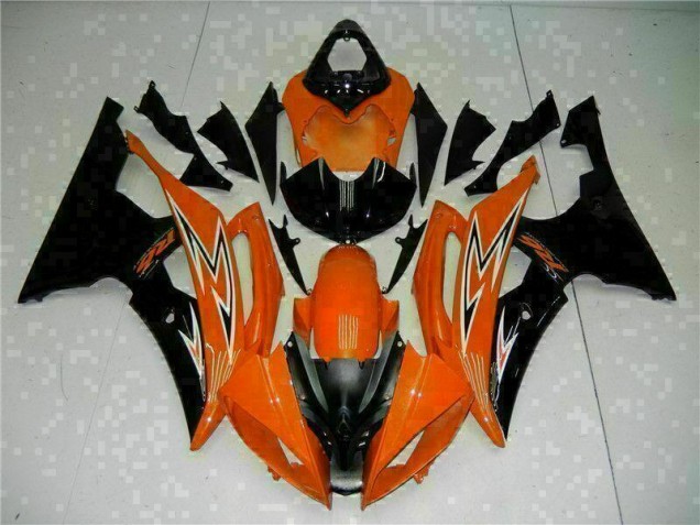 Großhandel R6 2008-2016 Motorrad Verkleidungen - Orange Schwarz Großhandel R6 2008-2016 Motorrad Verkleidungen - Orange Schwarz
