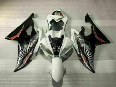 Großhandel R6 2008-2016 Motorrad VollVerkleidungen & Plastik - Weiß Schwarz