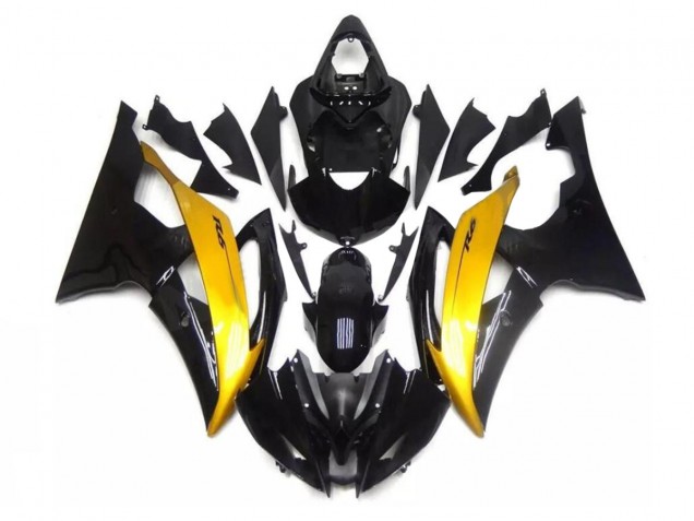 Großhandel R6 2008-2016 Motorrad Verkleidungen - Schwarz Gold Großhandel R6 2008-2016 Motorrad Verkleidungen - Schwarz Gold