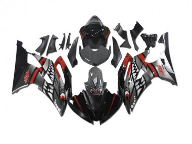 Großhandel R6 2008-2016 Motorrad Verkleidungen - Graues Rot Hai