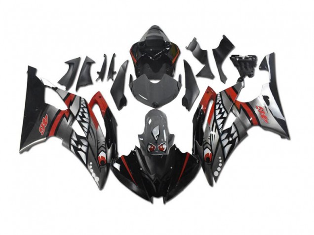 Großhandel R6 2008-2016 Motorrad Verkleidungen - Graues Rot Hai Großhandel R6 2008-2016 Motorrad Verkleidungen - Graues Rot Hai